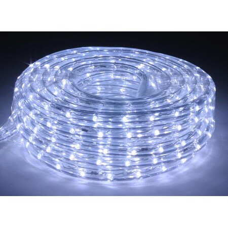 American Lighting 30-Foot Cool White Led Flexbrite Rope Light Kit With Mounting Clips 12 LR-LED-CW-30